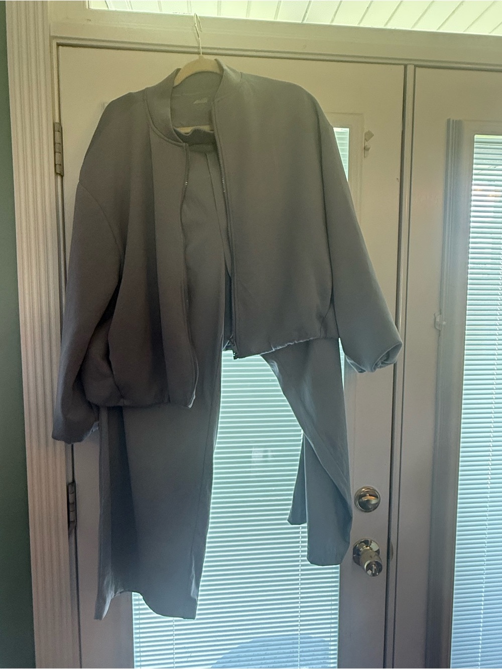 Avia Light Gray Bomber Jacket